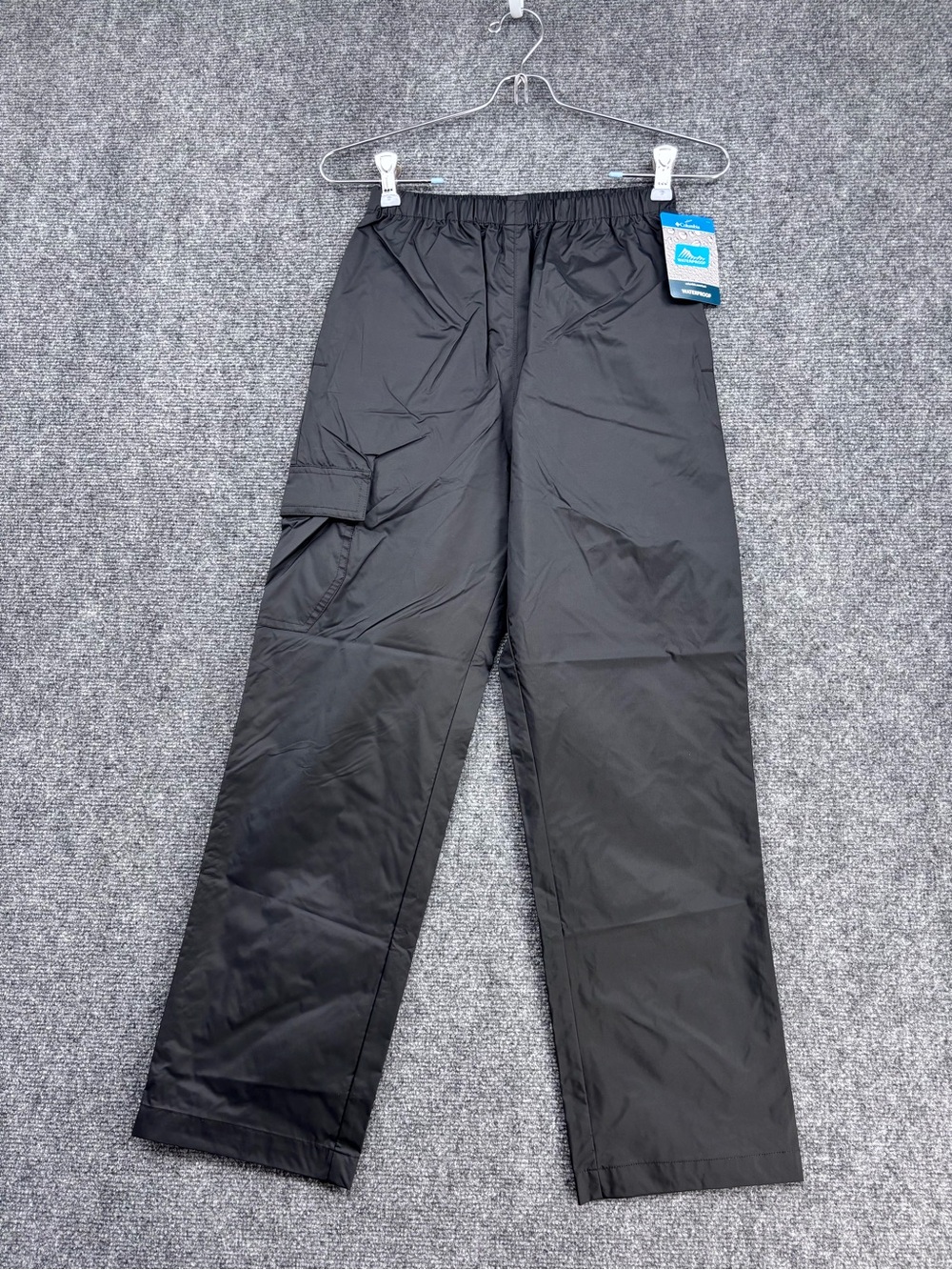 NWT Black Columbia Youth Cypress Brook III Waterproof Pants Size M